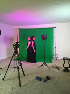 Video shoot for upcoming gospel video